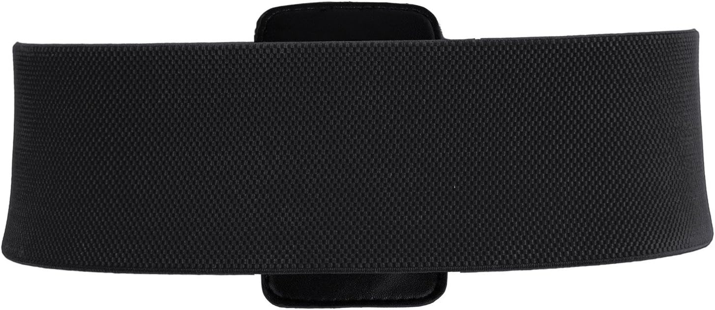 image:imageGRACE KARIN Womens Stretchy Belt 1950s 3 Inch Wide Elastic BeltsBlack