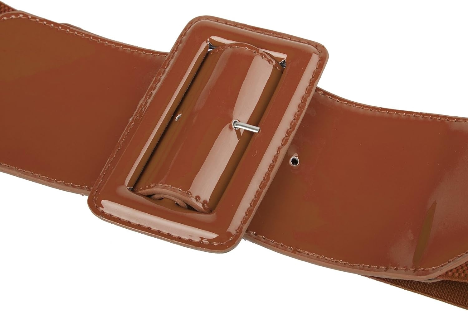 image:imageGRACE KARIN Womens Stretchy Belt 1950s 3 Inch Wide Elastic BeltsBlackbrown