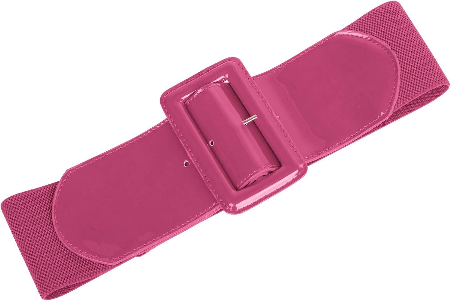 image:imageGRACE KARIN Womens Stretchy Belt 1950s 3 Inch Wide Elastic BeltsRose