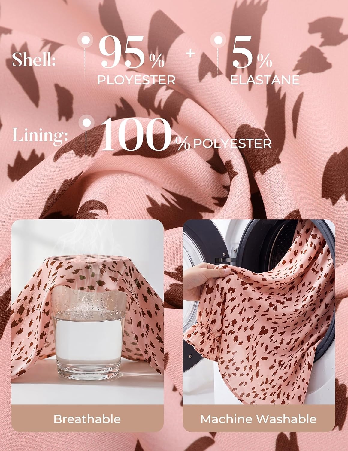 image:imageGRACE KARIN Womens Long Sleeve Bow Tie Neck Blouses Polka Dot Floral Chiffon Tops Business Casual Work Fall Shirts 2026Dot BlushCoffee