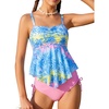 Blue Pink Coconut Tree