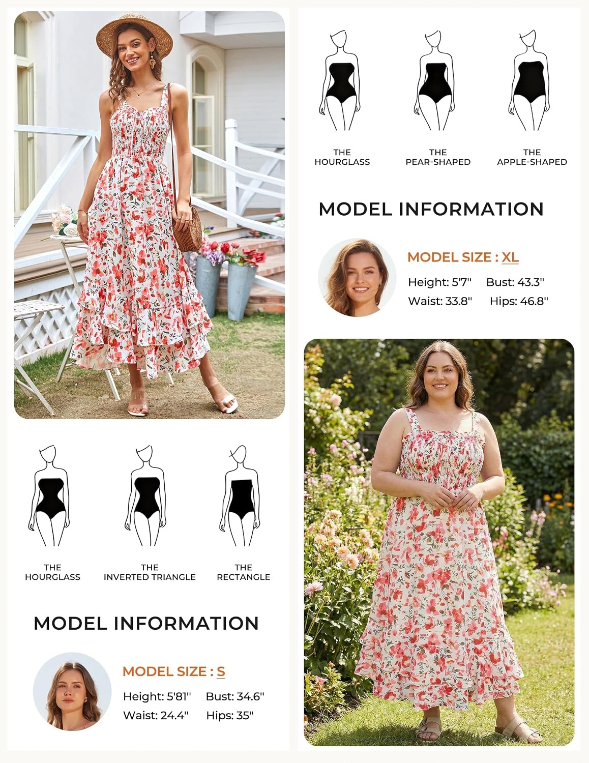 image:imageGRACE KARIN Womens 2026 Summer Floral Boho Dresses Square Neck Strapped Swing A Line Sundress Long Maxi Beach Dress Outfits Sleeveless Hawaiian Trendy Fashion ClothesPink Floral