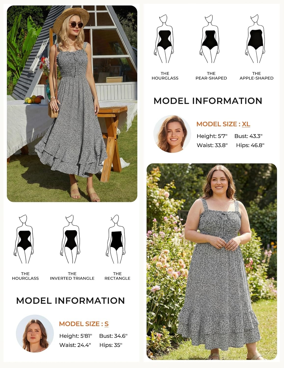 image:imageGRACE KARIN Womens 2026 Summer Floral Boho Dresses Square Neck Strapped Swing A Line Sundress Long Maxi Beach Dress Outfits Sleeveless Hawaiian Trendy Fashion ClothesBlack