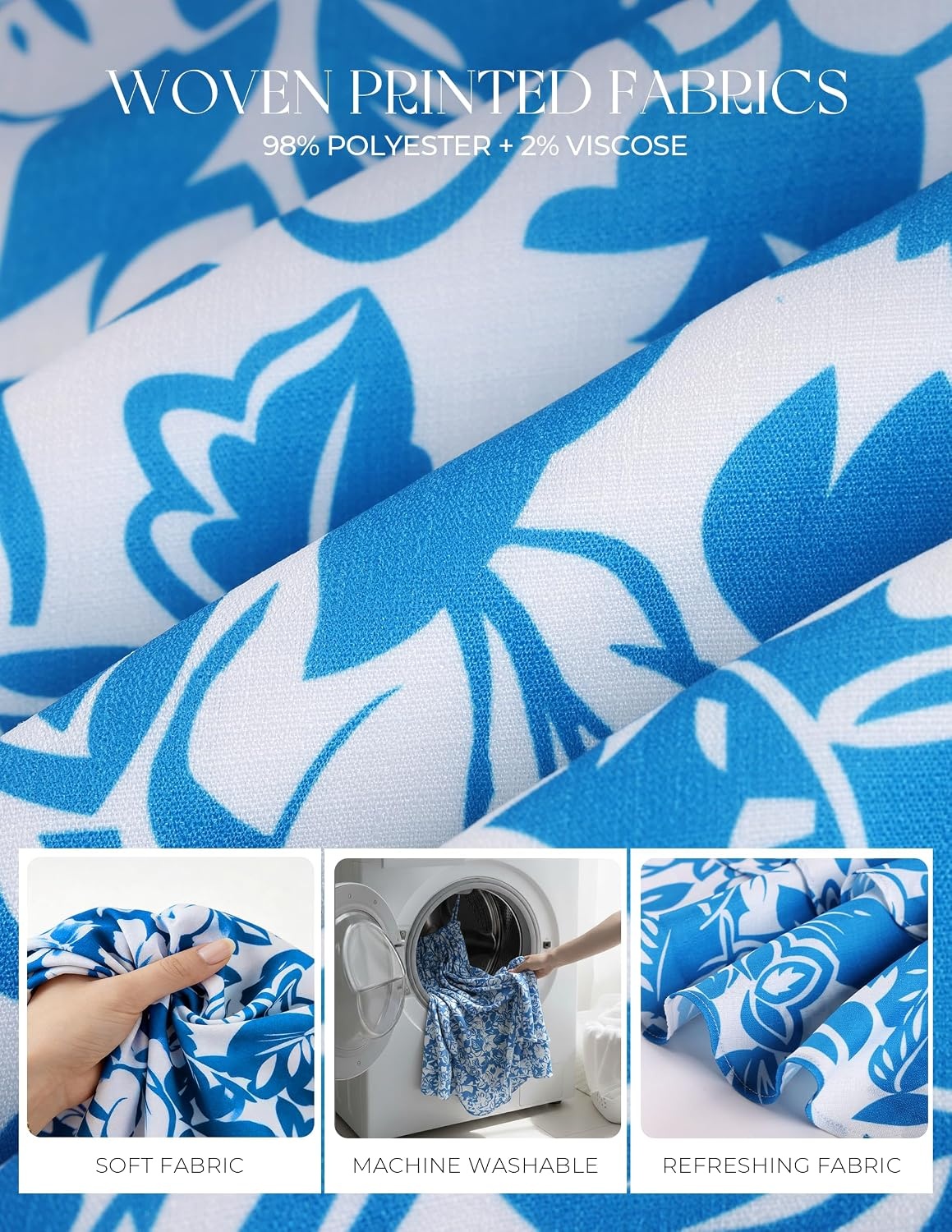 image:imageGRACE KARIN Womens Summer Floral Maxi Sundresses Beach Boho Dress with PocketsSpaghetti StrapV NeckSmocked BackCasual Fashion ClothesVacation OutfitsA Line Long DressBlue and White Floral