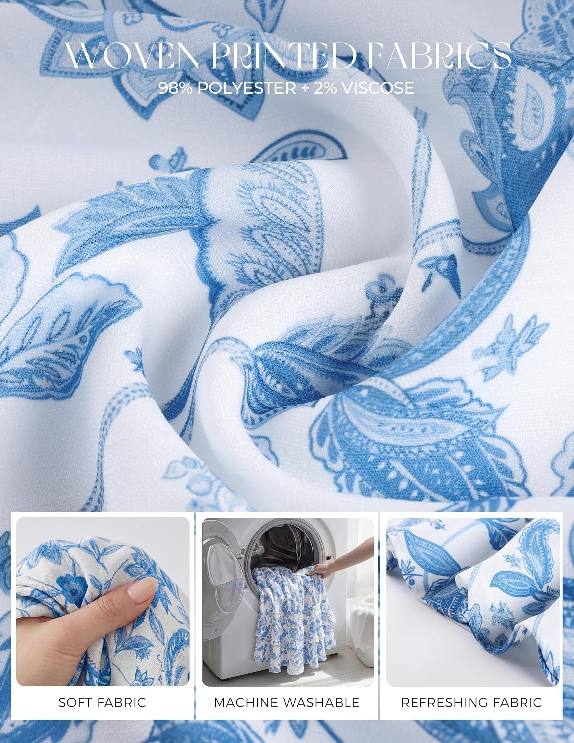 image:imageGRACE KARIN Womens Summer Floral Maxi Sundresses Beach Boho Dress with PocketsSpaghetti StrapV NeckSmocked BackCasual Fashion ClothesVacation OutfitsA Line Long DressBlue Paisley
