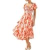 Orange Floral