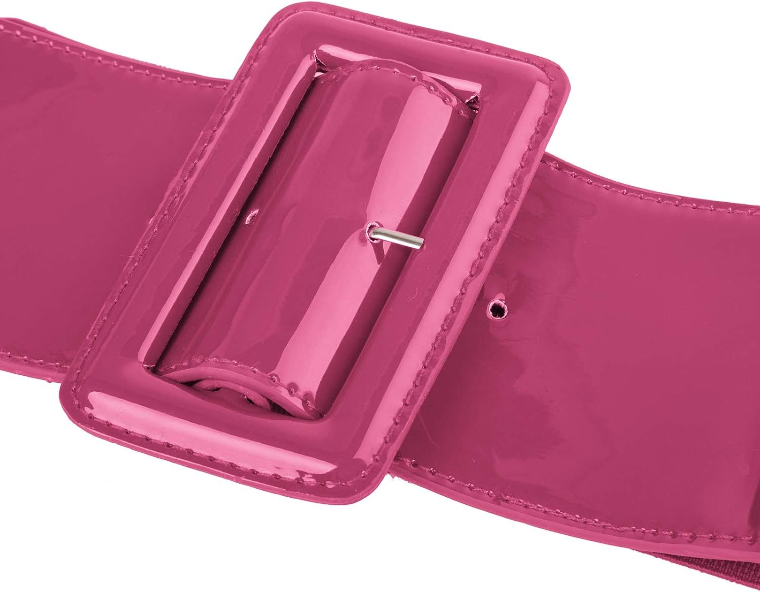 image:imageGRACE KARIN Womens Stretchy Belt 3 Inch Wide Elastic Belts Stretch Waist Belt for Dress Cute Belts for Women Dresses Wide Elastic Adjustable Vintage for Casual Party for CosplayRose
