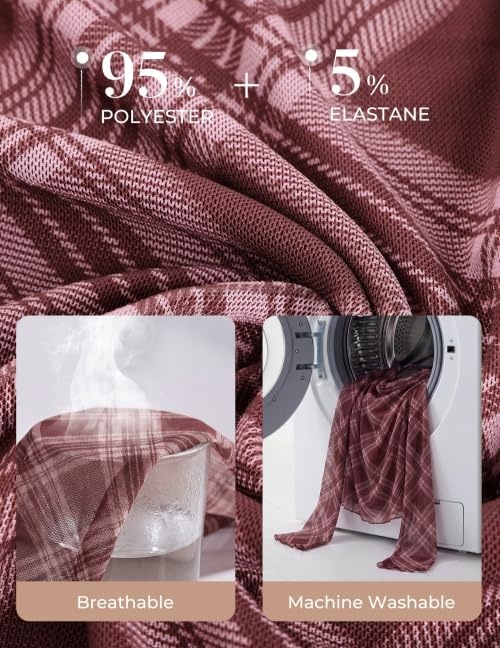 image:imageGRACE KARIN Women Boho Mesh Blouses Dressy Casual Cowl Neck Going Out Tops Bell Long Sleeve Work Shirts Y2K Floral Ruched Outfits 2026 Fall Fashion ClothingBurgundy