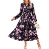 Black and Pink Floral