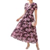 Floral Black Brown
