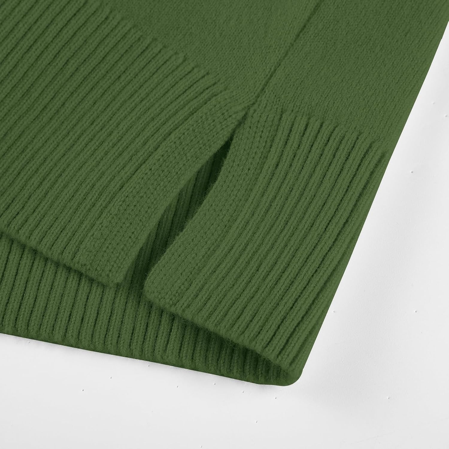 image:imageGRACE KARIN Cropped Cardigan Sweaters for Women Cotton Button up Sweater Oversized Knit Cardigans Trendy 2026Green