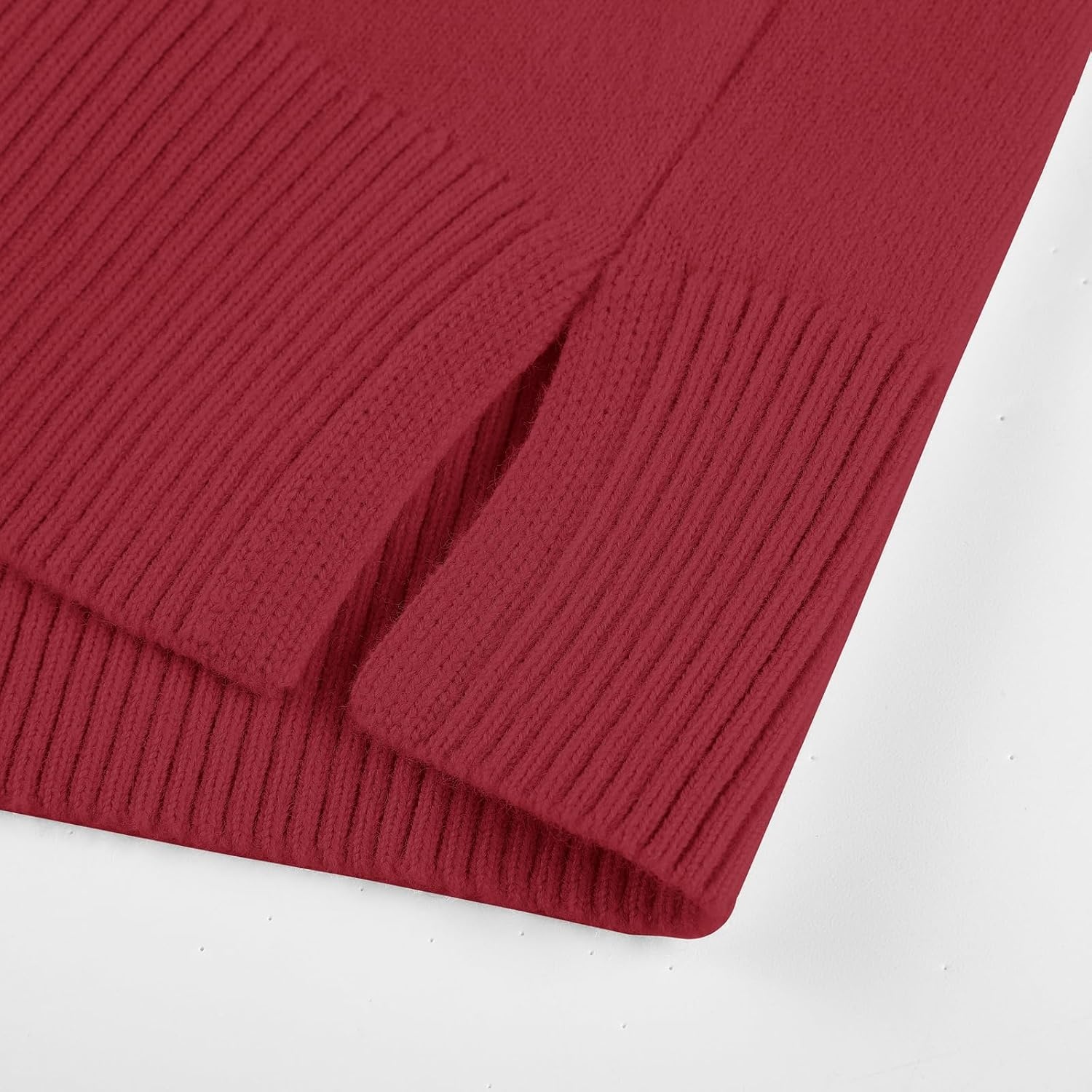 image:imageGRACE KARIN Cropped Cardigan Sweaters for Women Cotton Button up Sweater Oversized Knit Cardigans Trendy 2026Red