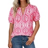 Folk Pink Flower