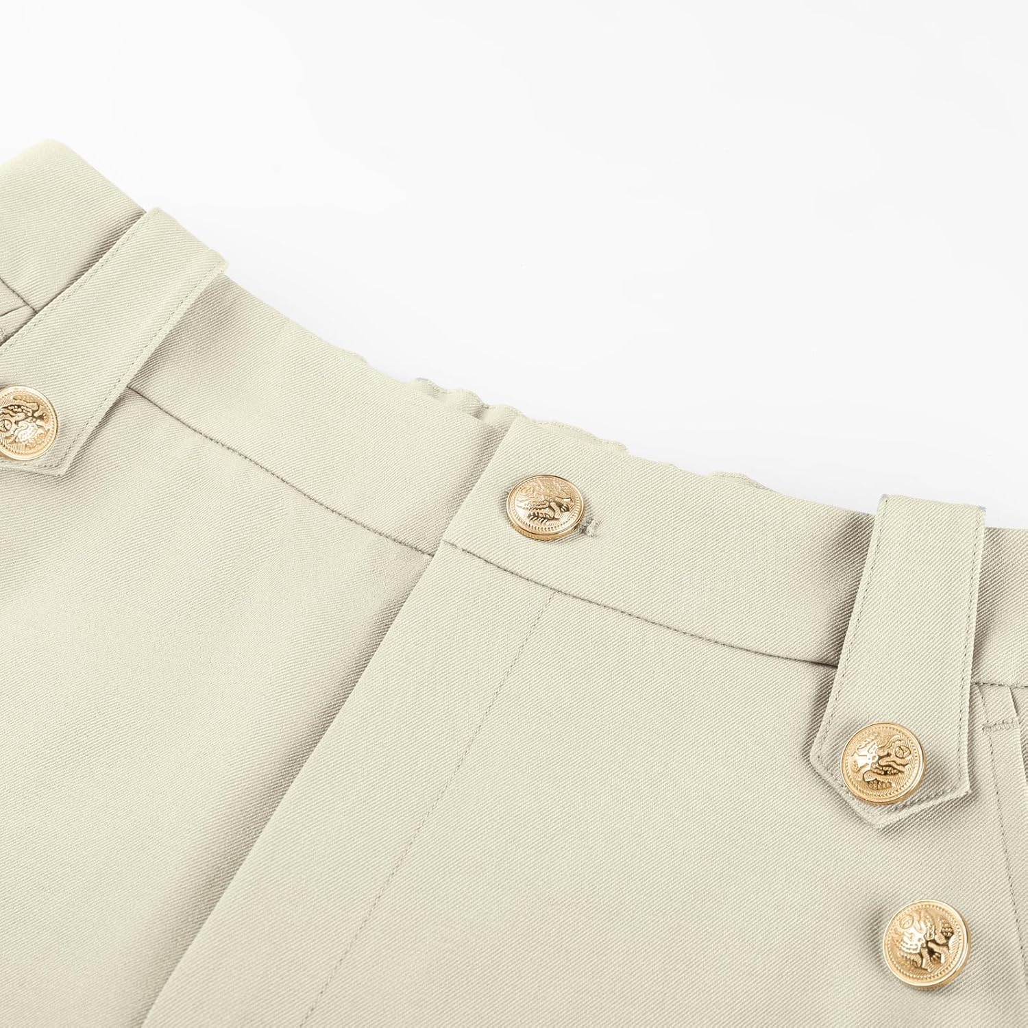 image:imageGRACE KARIN Wide Leg Dress Pants for Women 2026 Business Casual Trousers High Waisted Work Buttons with Pockets Straight Leg Teacher Flowy PalazzoApricot