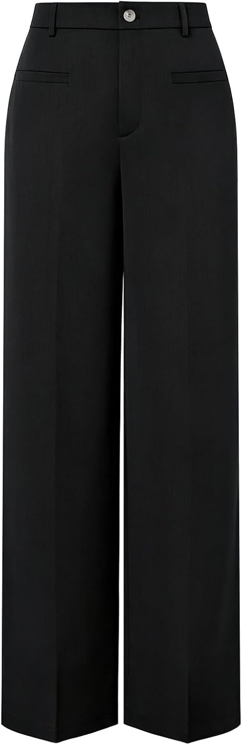 image:imageGRACE KARIN Wide Leg Work Pants Women Business Casual Dress Pants High Waist Straight Leg Palazzo Pants Professional Office Trousers SlacksTailored Teacher PantsInterview OutfitsBlack