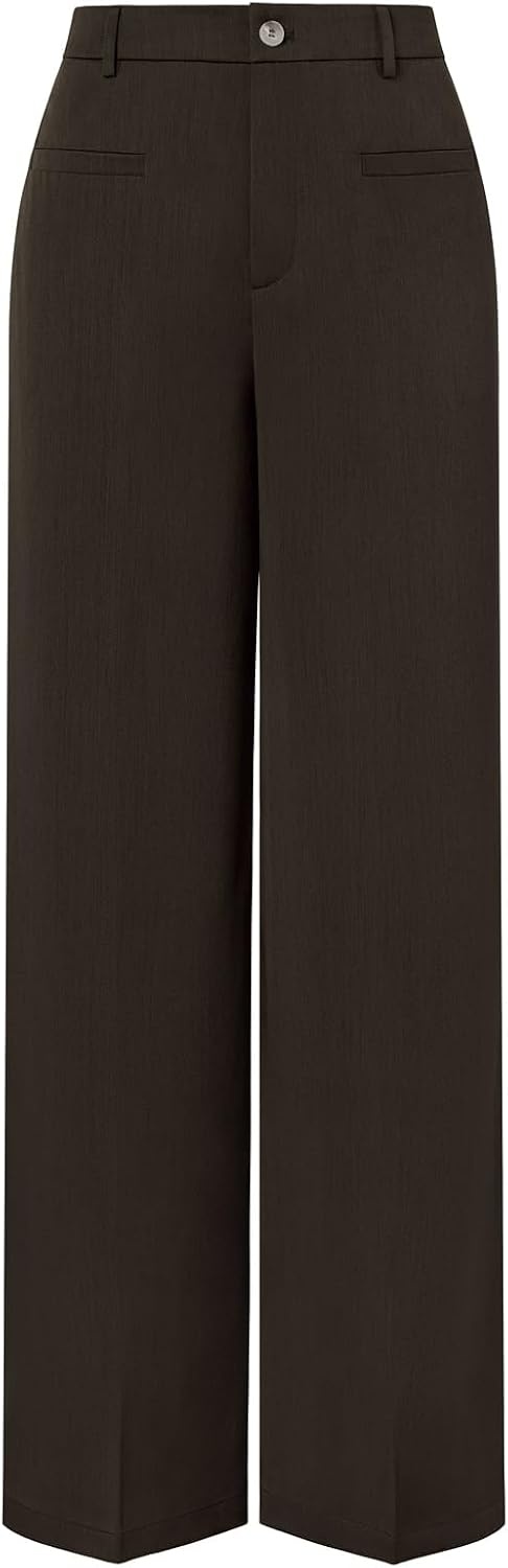 image:imageGRACE KARIN Wide Leg Work Pants Women Business Casual Dress Pants High Waist Straight Leg Palazzo Pants Professional Office Trousers SlacksTailored Teacher PantsInterview OutfitsCoffee