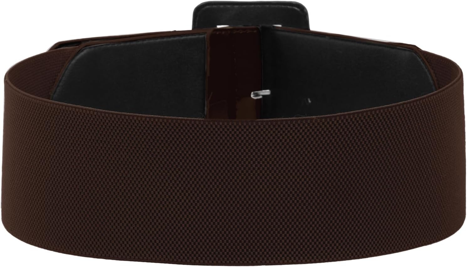 image:imageGRACE KARIN Womens Stretchy Belt 3 Inch Wide Elastic BeltsDark Brown