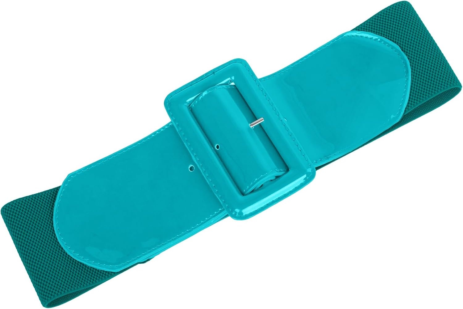 image:imageGRACE KARIN Womens Stretchy Belt 3 Inch Wide Elastic BeltsTeal