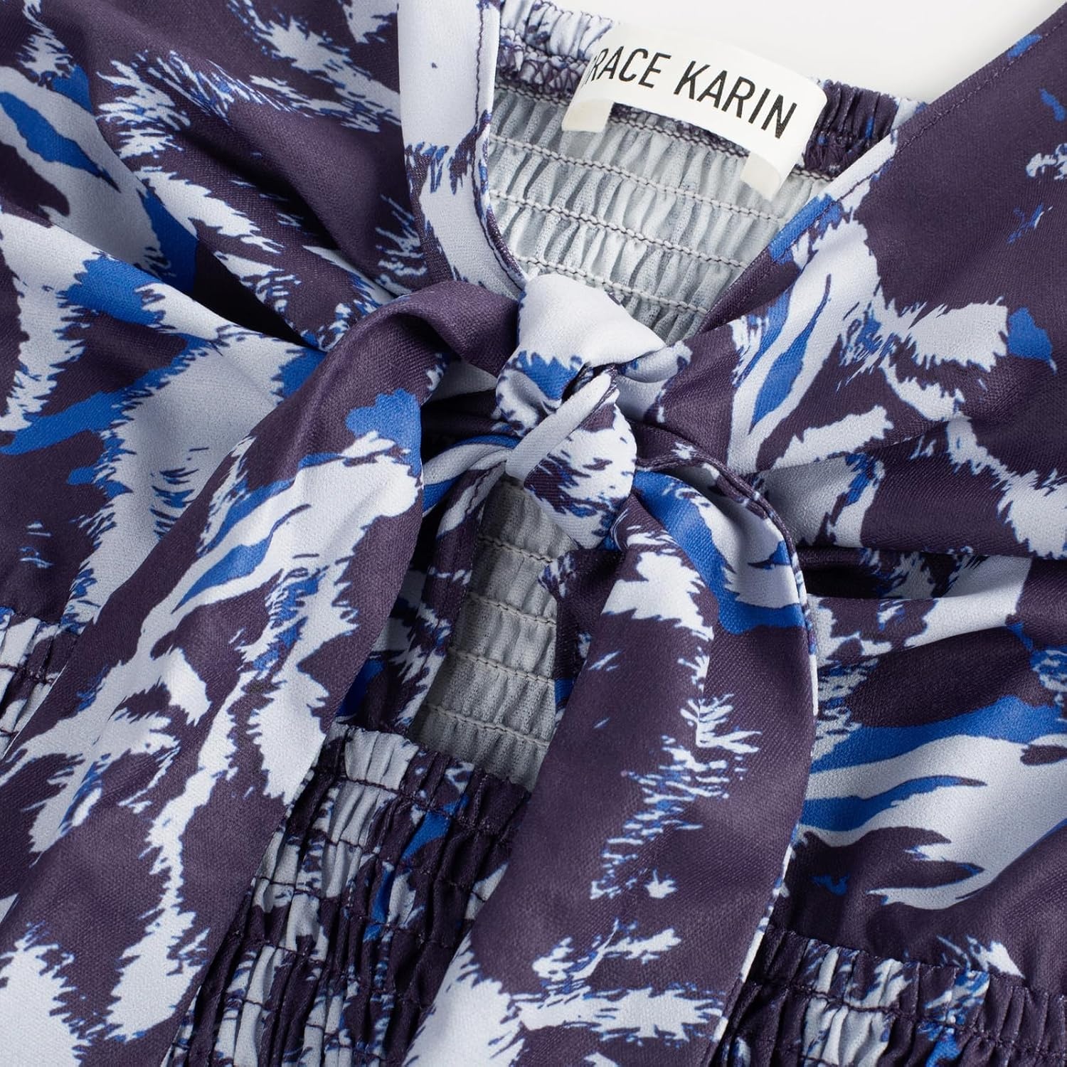 image:imageGRACE KARIN Womens Summer Maxi Floral Beach Dresses 2026Navy Blue Flower