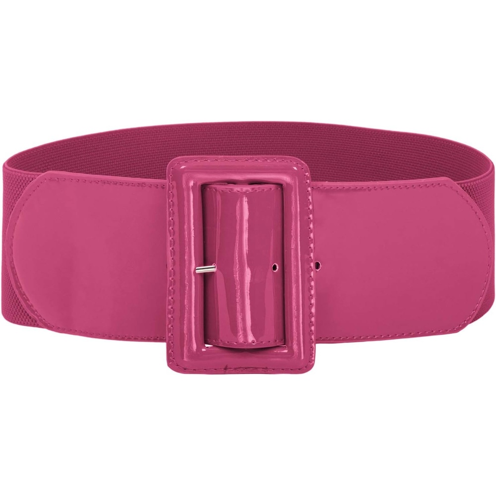 image:imageGRACE KARIN Womens Stretchy Belt 3 Inch Wide Elastic BeltsRose