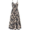 Black Beige Floral