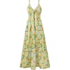 Green Floral Print