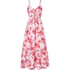 White Red Floral