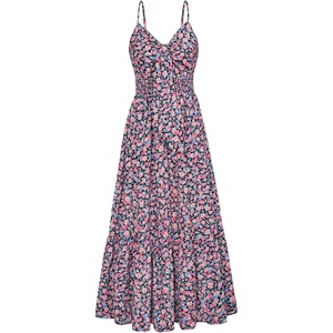 GRACE KARIN Womens Summer Maxi Floral Beach Dresses 2026(Purple Pink Floral)