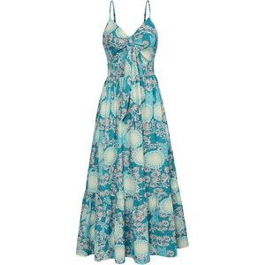 GRACE KARIN Womens Summer Maxi Floral Beach Dresses 2026(Yellow Green Floral)