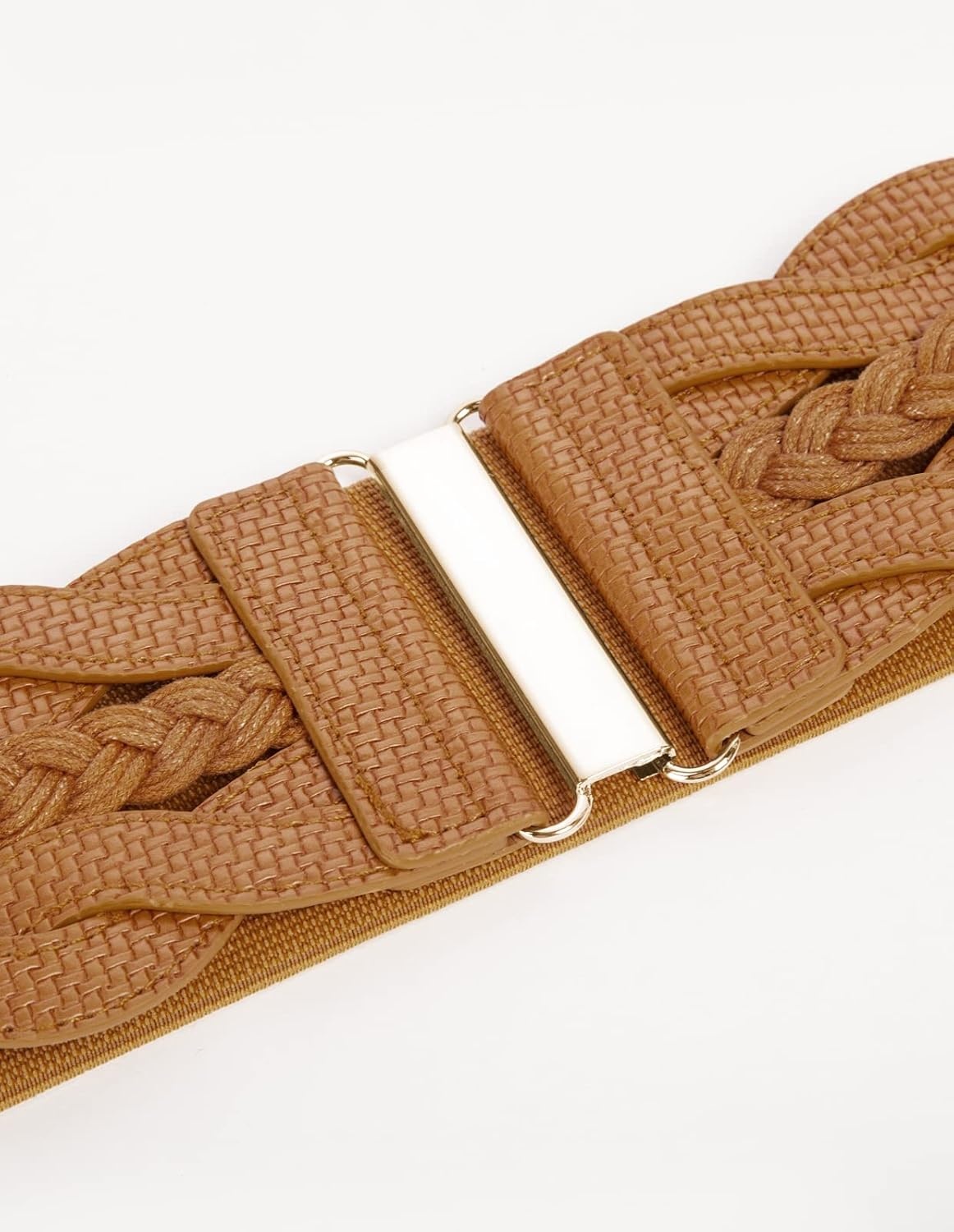 image:imageGRACE KARIN Wide Belts for Women Elastic Waist BeltTan