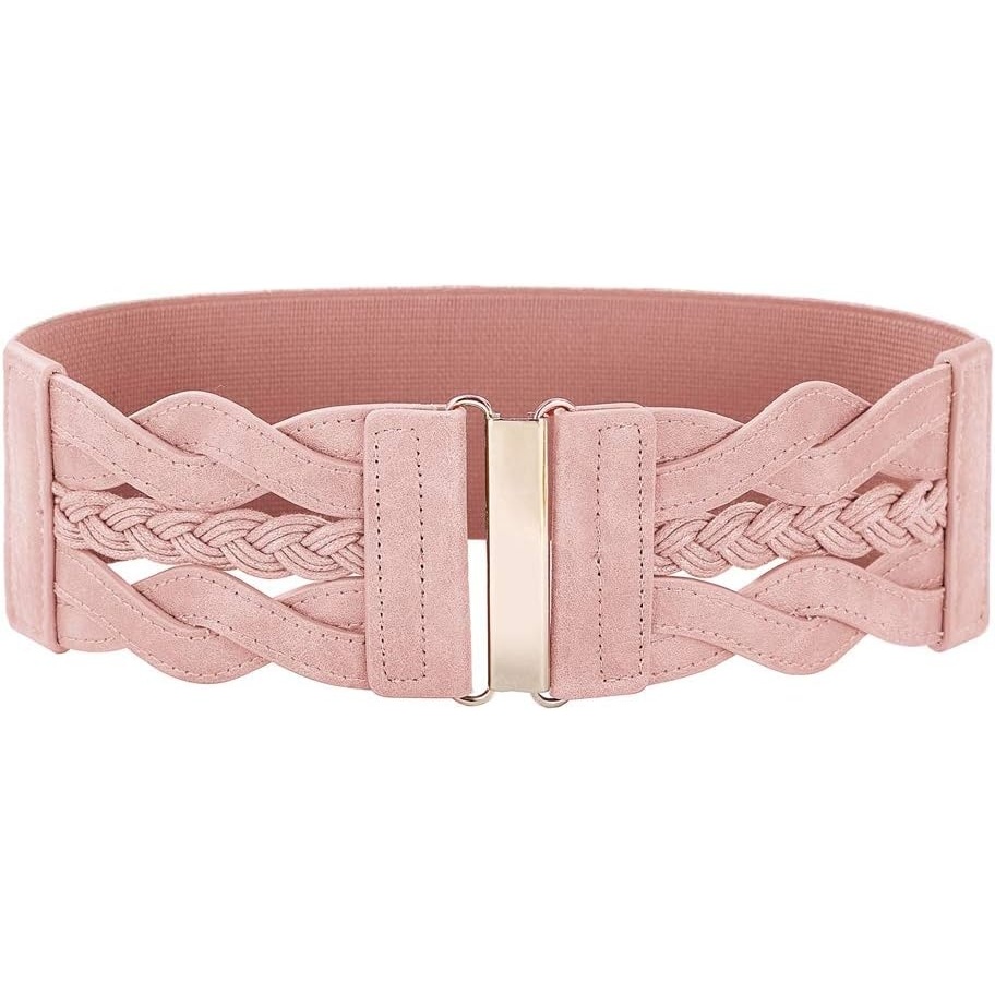 image:imageGRACE KARIN Wide Belts for Women Elastic Waist BeltPink