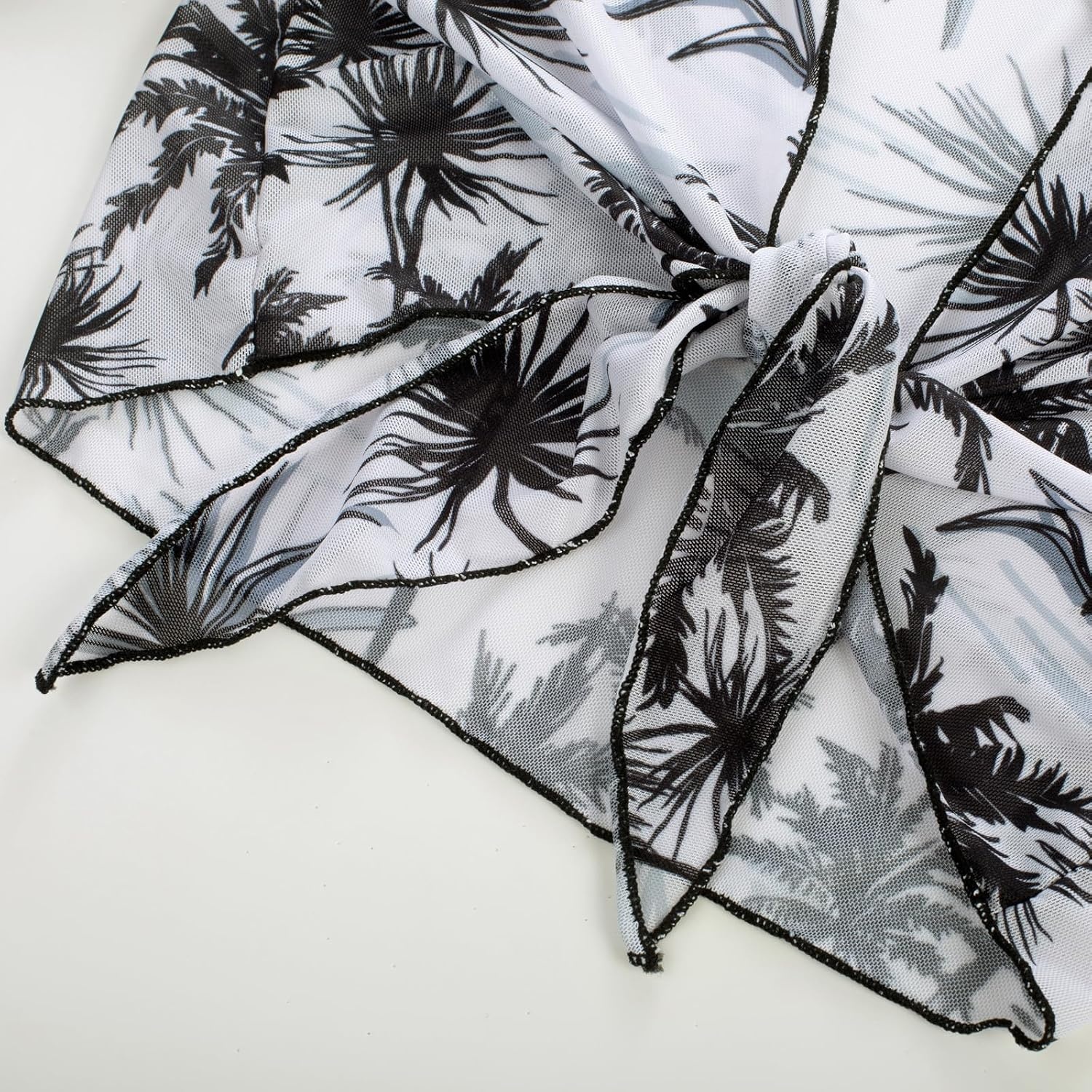image:imageGRACE KARIN Girls 4 Piece Tankini Bikini Bathing Swimsuit with Pants 716Blackcoconut Tree