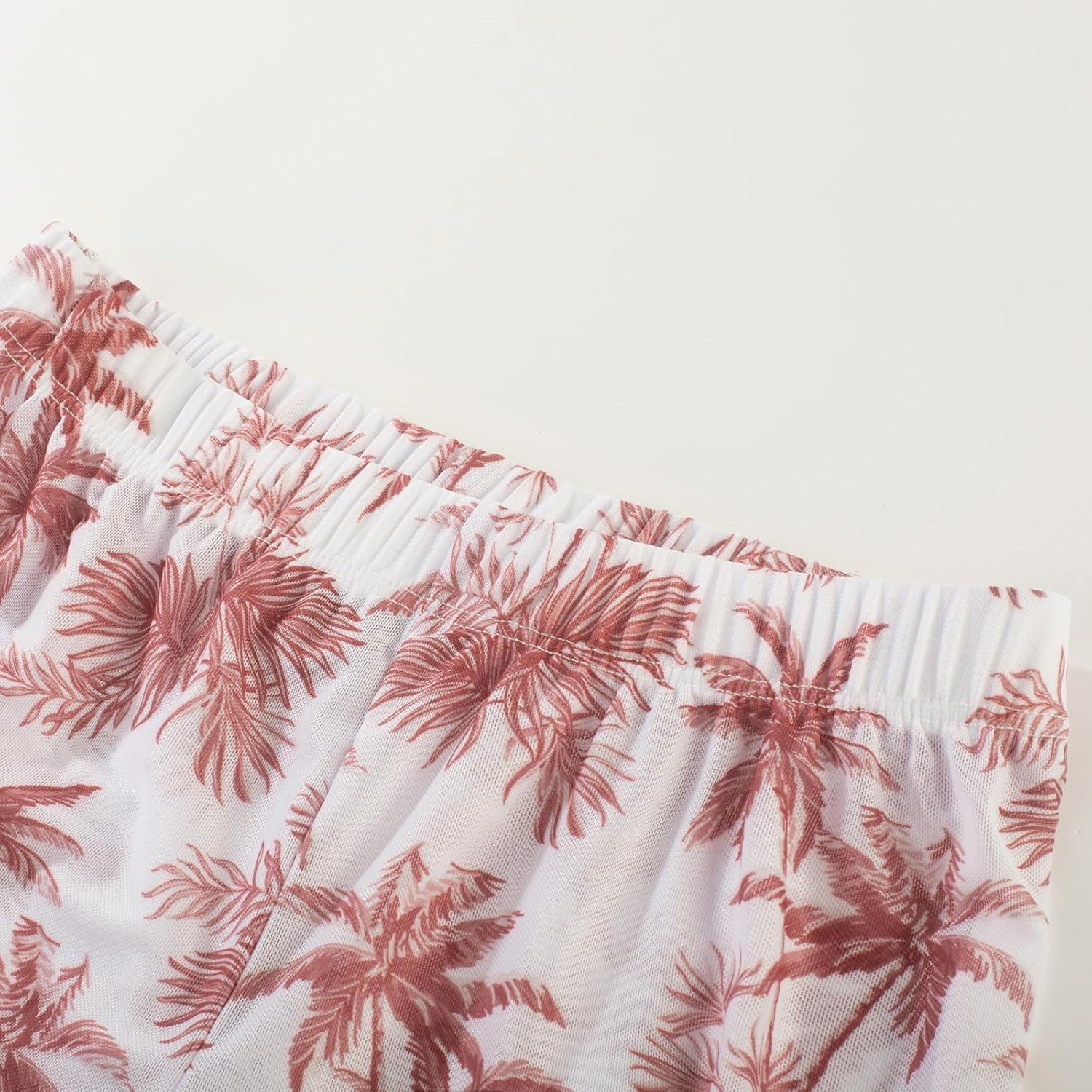 image:imageGRACE KARIN Girls 4 Piece Tankini Bikini Bathing Swimsuit with Pants 716Cinnamoncoconut Tree