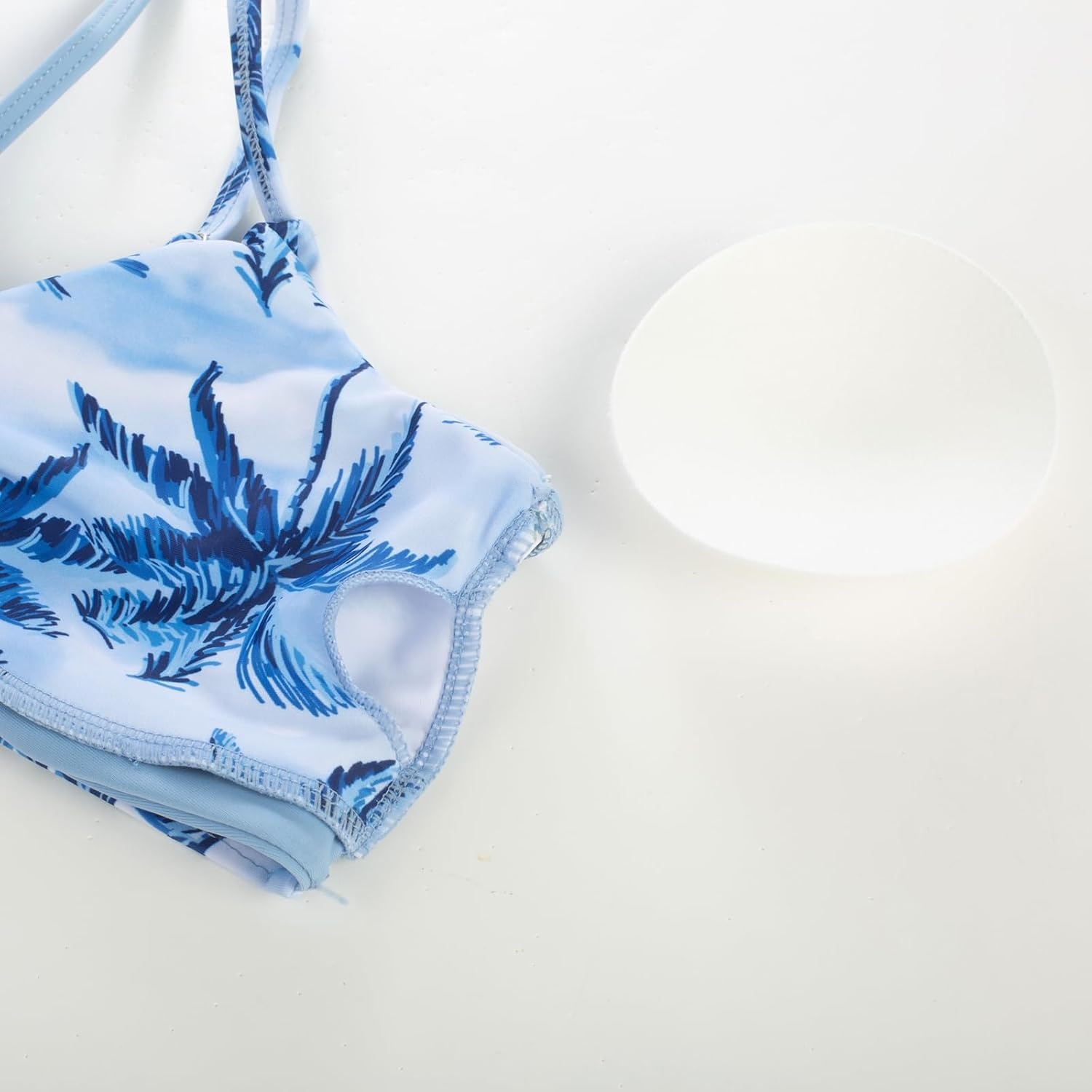 image:imageGRACE KARIN Girls 4 Piece Tankini Bikini Bathing Swimsuit with Pants 716Navycoconut Tree