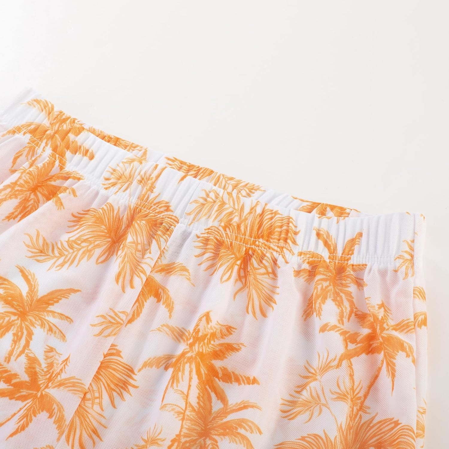 image:imageGRACE KARIN Girls 4 Piece Tankini Bikini Bathing Swimsuit with Pants 716Orangecoconut Tree New