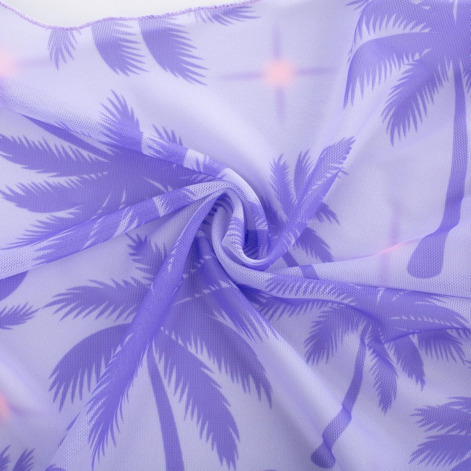 image:imageGRACE KARIN Girls 4 Piece Tankini Bikini Bathing Swimsuit with Pants 716Purplecoconut Tree