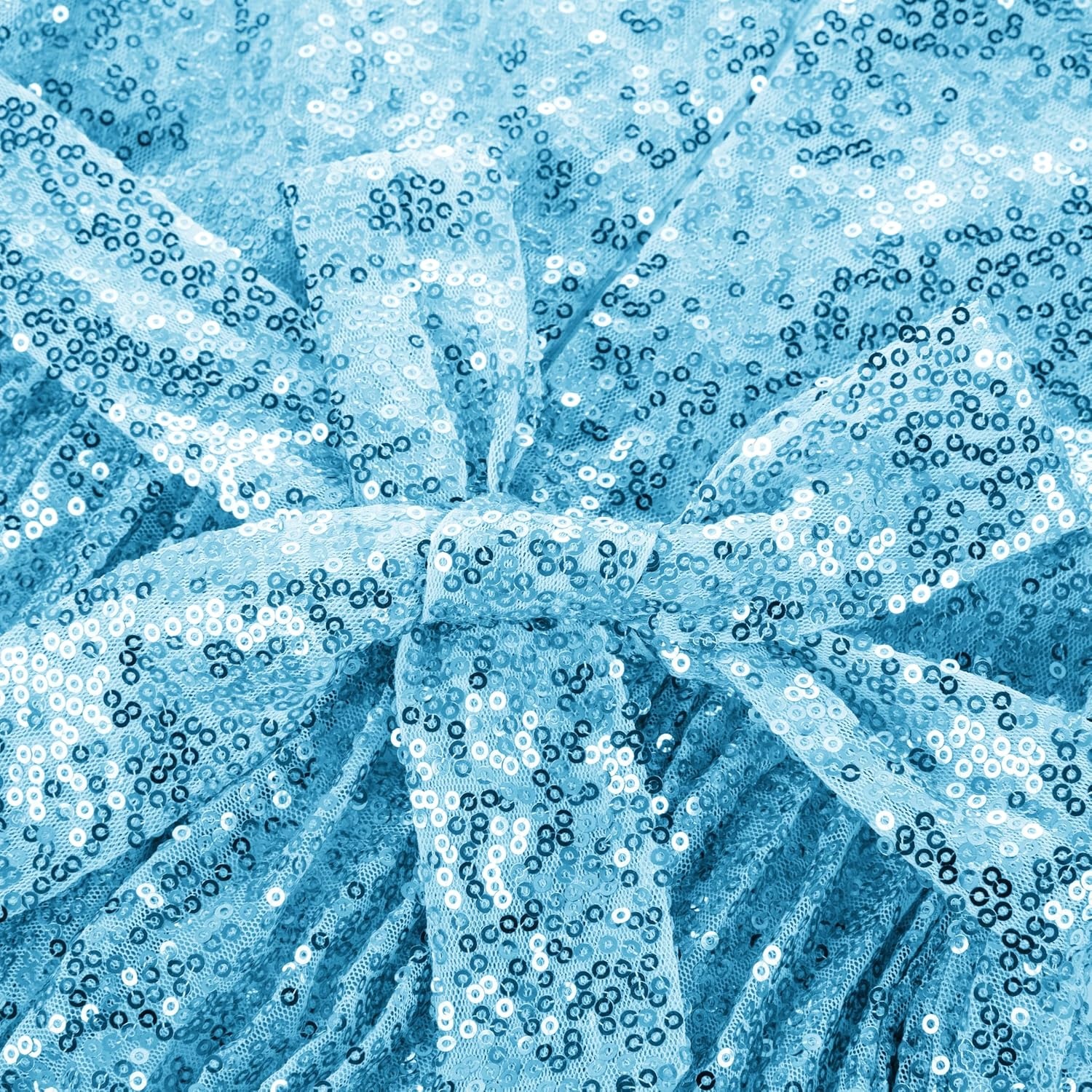image:imageGRACE KARIN Girls Fancy Sparkly Sequin Formal Party Dance Dress 614Light Blue