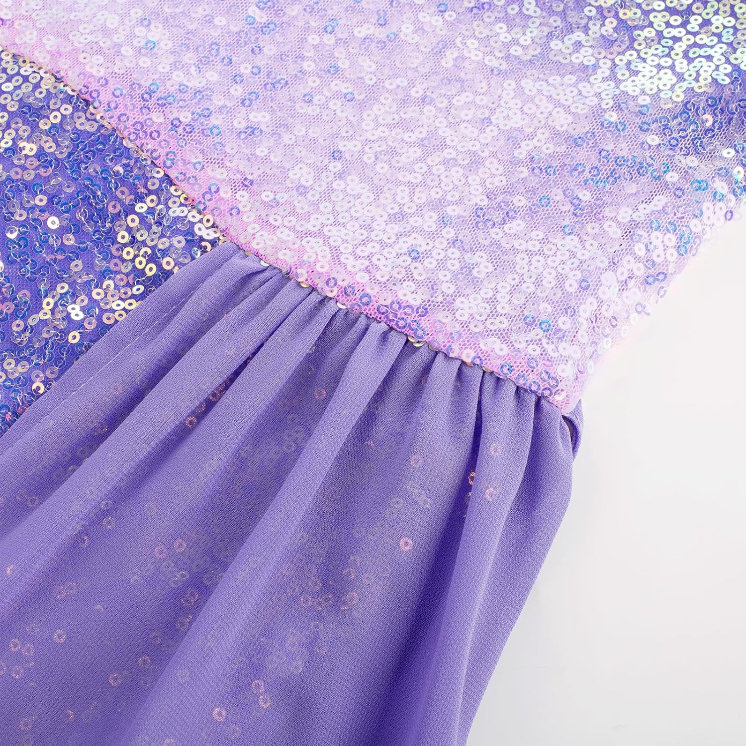 image:imageGRACE KARIN Girls Halter Neck Sequin Dress Kids Fancy Formal Party Christmas Sparkly Pageant Birthday DressesColorful Purple