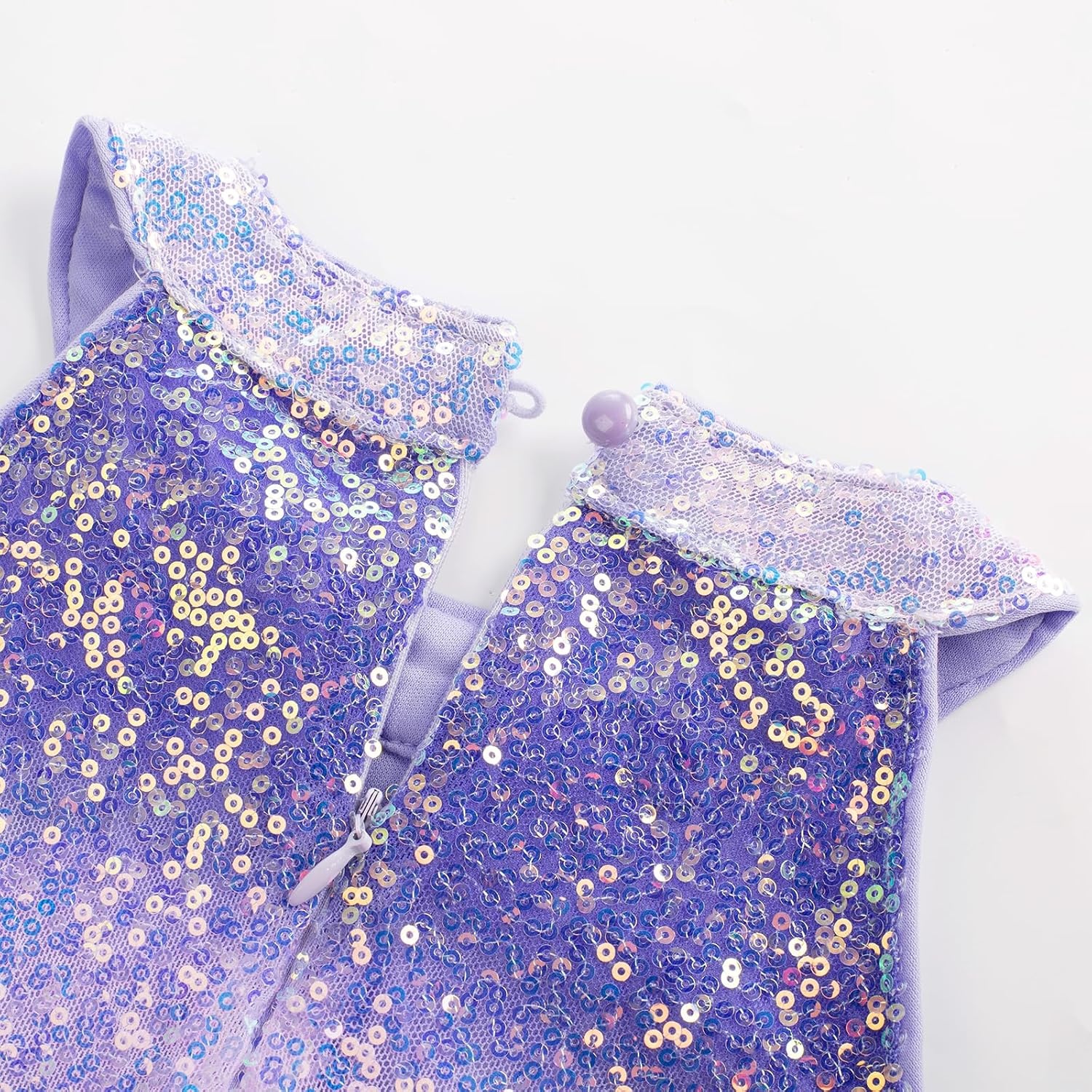 image:imageGRACE KARIN Girls Halter Neck Sequin Dress Kids Fancy Formal Party Christmas Sparkly Pageant Birthday DressesColorful Purple