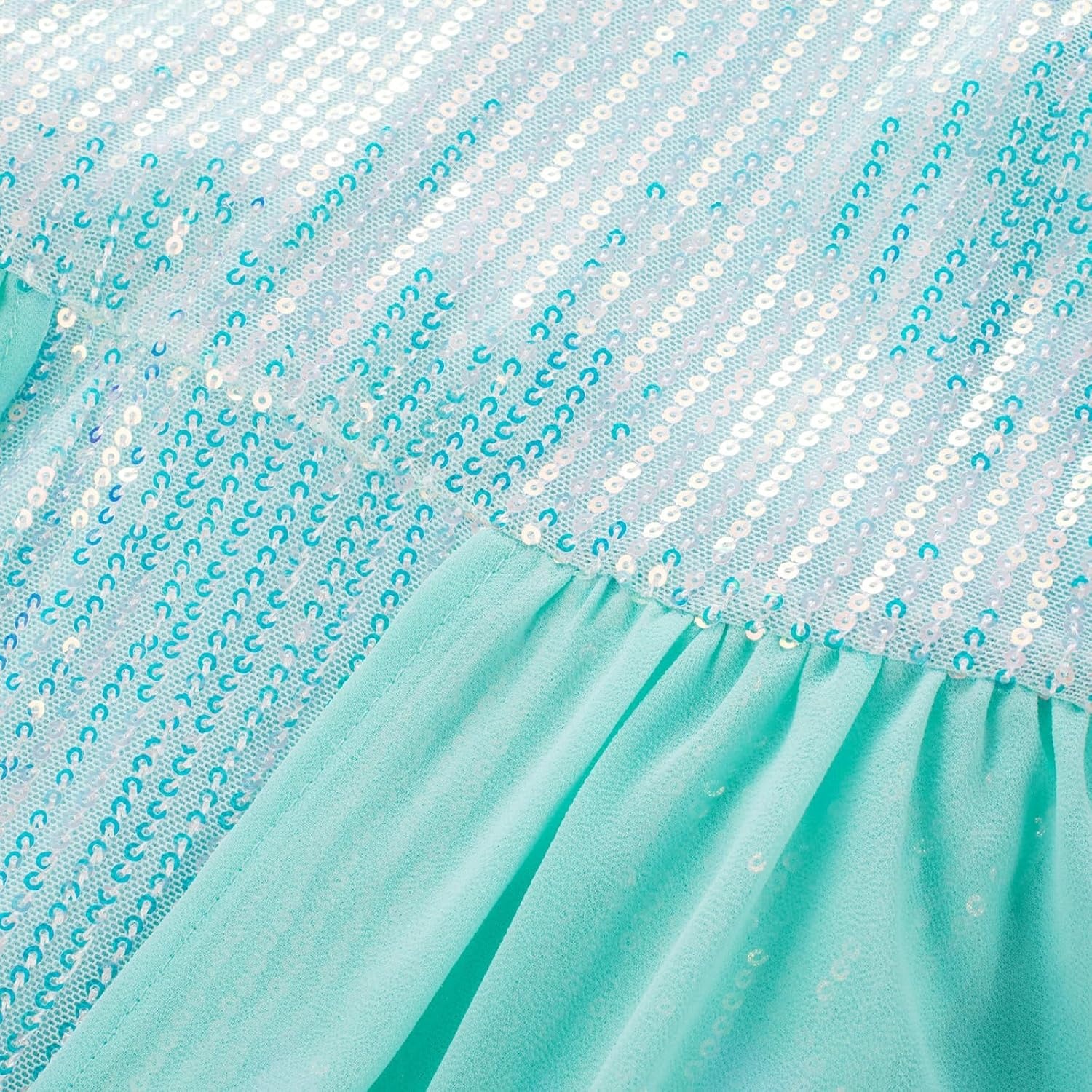 image:imageGRACE KARIN Girls Halter Neck Sequin Dress Kids Fancy Formal Party Christmas Sparkly Pageant Birthday DressesLight Blue