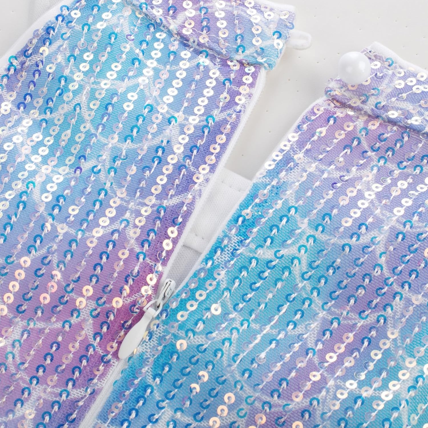 image:imageGRACE KARIN Girls Halter Neck Sequin Dress Kids Fancy Formal Party Christmas Sparkly Pageant Birthday DressesMermaid