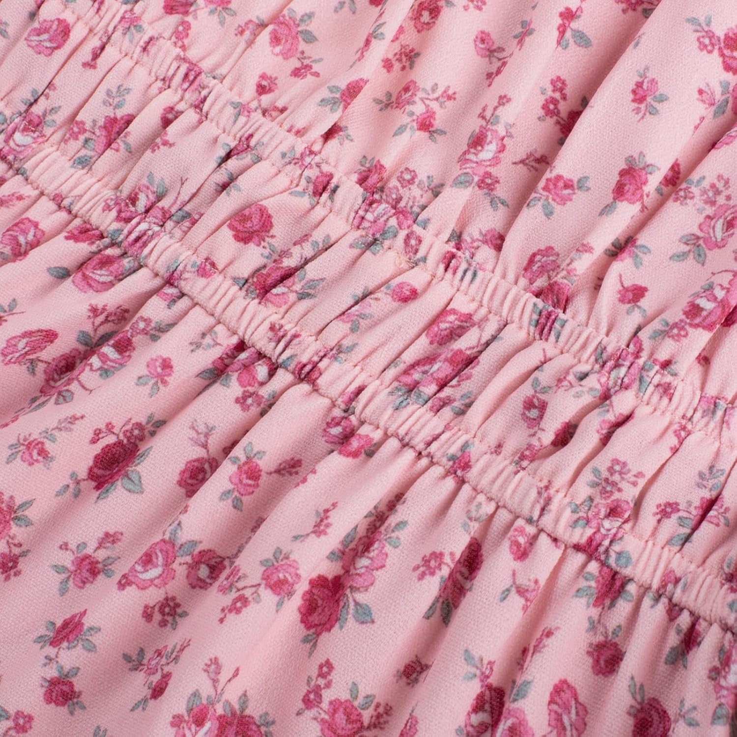 image:imageGRACE KARIN Girls Long Sleeve Fall Floral Dresses with Pocket 614 YearsPink