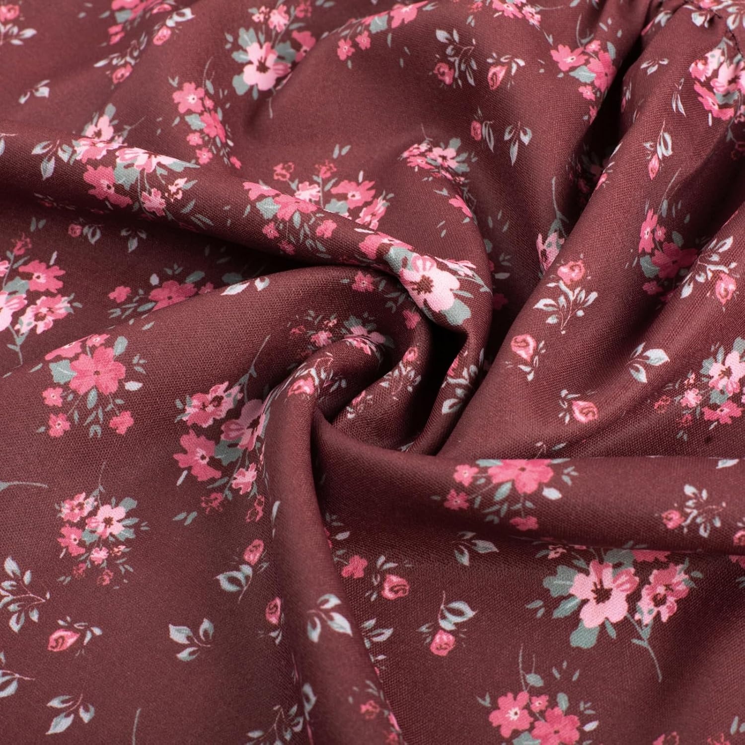 image:imageGRACE KARIN Girls Long Sleeve Fall Floral Dresses with Pocket 614 YearsRed
