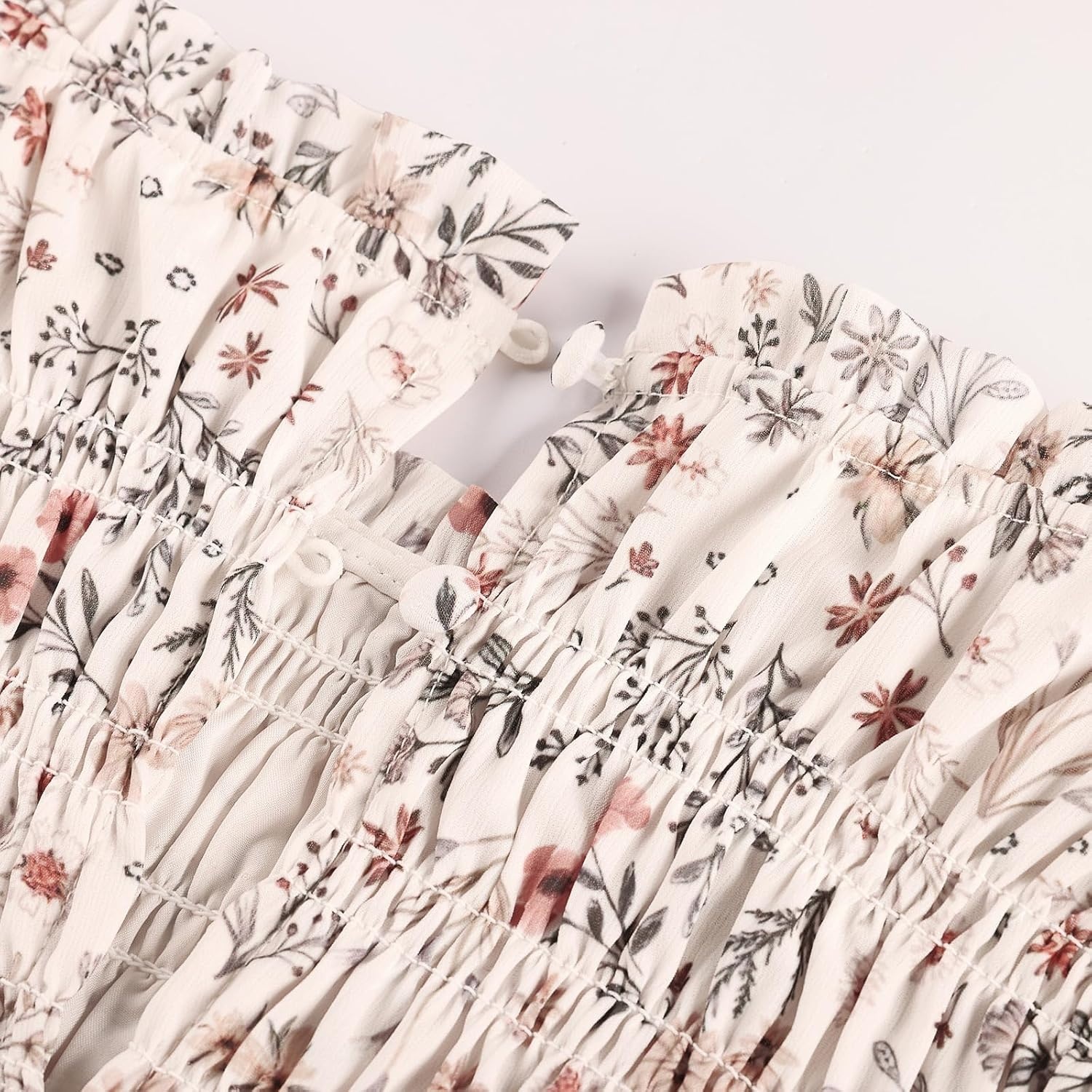 image:imageGRACE KARIN Girls Long Sleeve Floral Dress Fall Winter Casual Dresses 614YCream Floral
