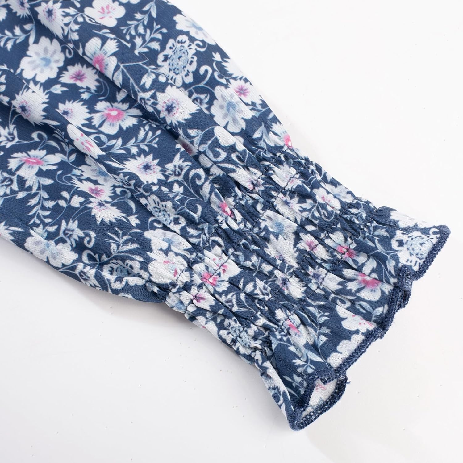 image:imageGRACE KARIN Girls Long Sleeve Floral Dress Fall Winter Casual Dresses 614YDusty Blue Floral