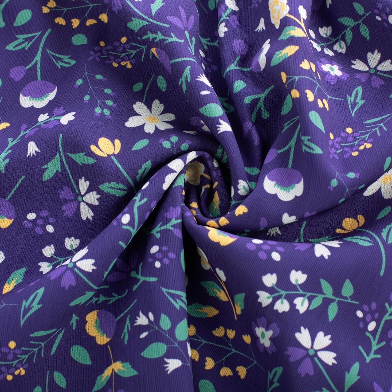 image:imageGRACE KARIN Girls Long Sleeve Floral Dress Fall Winter Casual Dresses 614YPurple Flower