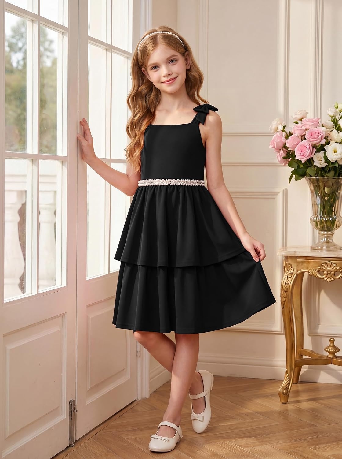 image:imageGRACE KARIN Girls Party Dress Birthday Sparkly Semi Formal Dresses 614YBlack