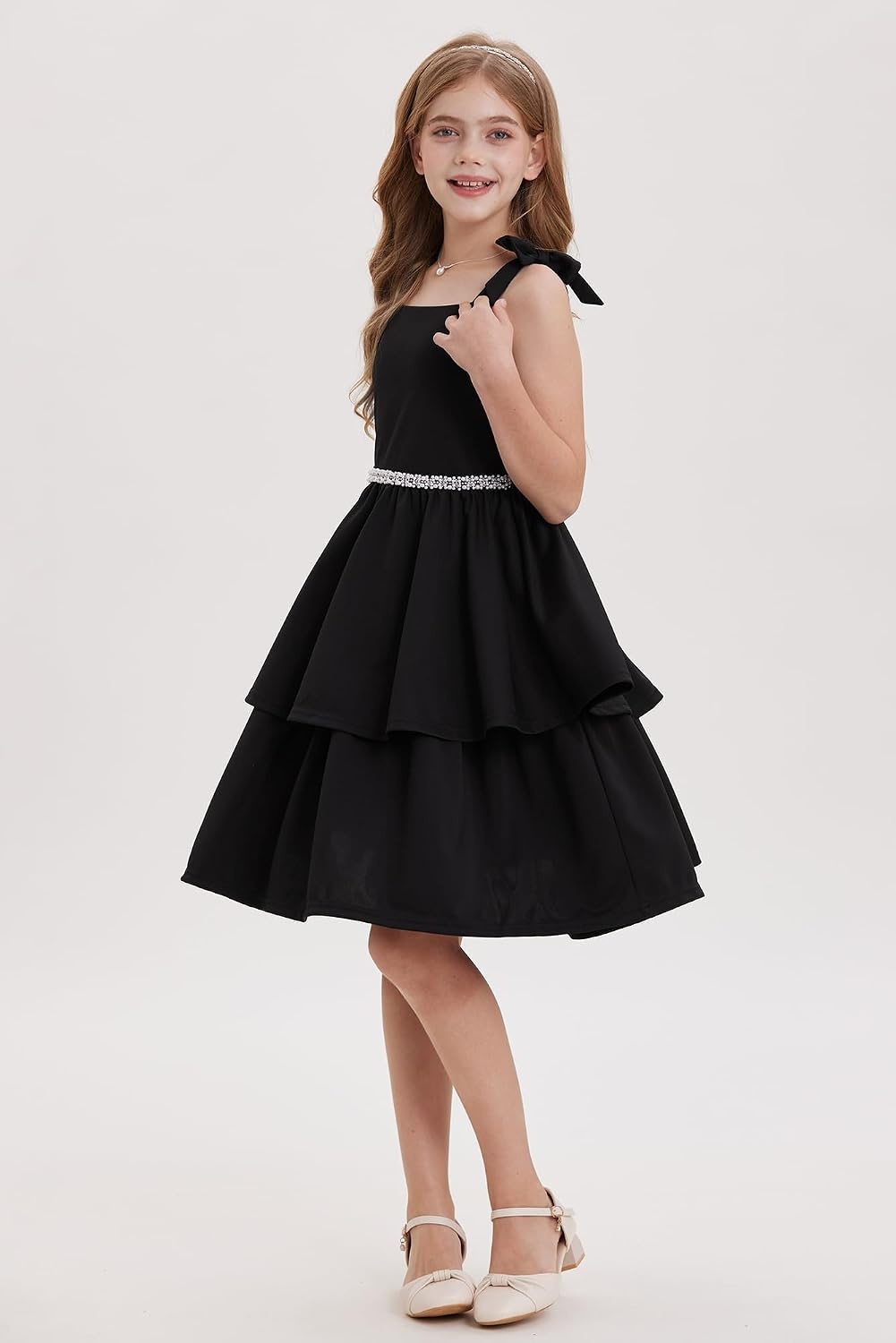 image:imageGRACE KARIN Girls Party Dress Birthday Sparkly Semi Formal Dresses 614YBlack