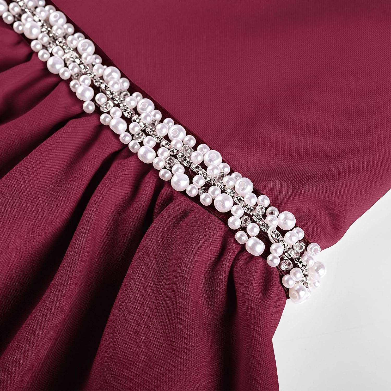 image:imageGRACE KARIN Girls Party Dress Birthday Sparkly Semi Formal Dresses 614YBurgundy