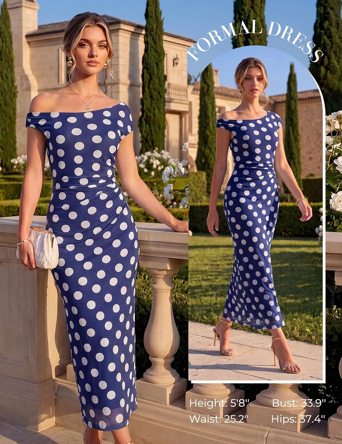 image:imageGRACE KARIN Women One Shoulder Bodycon Floral Wedding Guest Cocktail DressNavy Blue